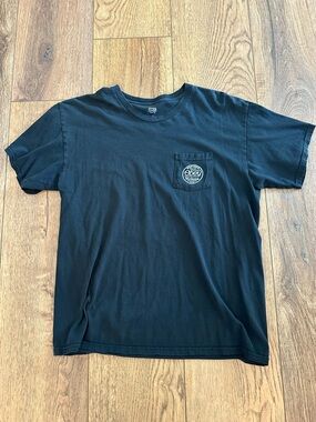 Obey Black Short Sleeve Pocket Logo Tee